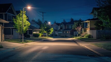 Fototapeta premium Night Street Scene