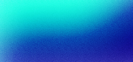 Blue green gradient background with noise texture 