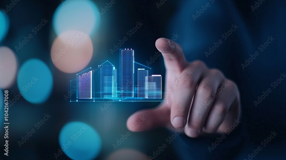 Poster high-definition ai-enhanced holograms - futuristic 3d models for interactive virtual displays and im