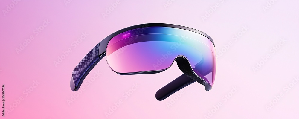 Aufkleber futuristic digital reality immersive multi-sensory experience with holographic ai assistant - high-d