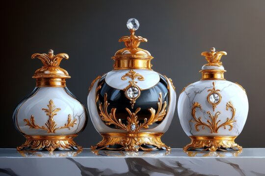 Watercolor depiction of luxury items, with delicate strokes and soft colors symbolizing their unattainable beauty