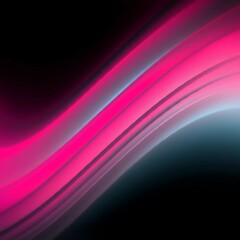 Naklejka premium Elegant Flow: Abstract Gradient Waves in Motion