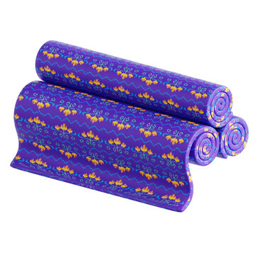Colorful Tenun Endek Fabric with Unique Floral Motifs