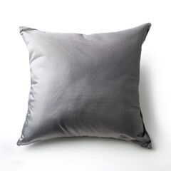 One new soft pillow, isolated on a clean white background