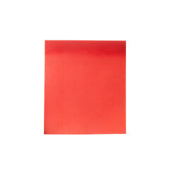 sticky note on a transparent background