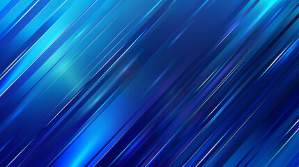 Bright, vivid blue hues transition smoothly with diagonal lines, creating an energetic background that conveys a modern and digital atmosphere