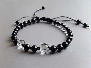 Obraz premium Trendy Friendship Bracelet with Glass Beads for Boys and Girls