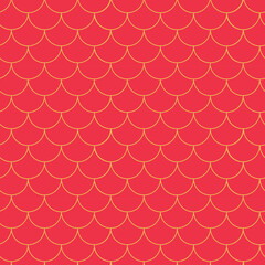 Vector graphic seamless pattern fish scale Wrapping design