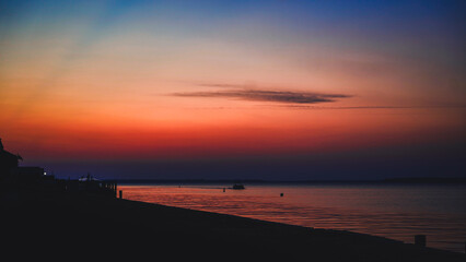 Obraz premium sunset over the sea