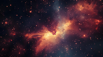 Fototapeta premium universe with wonderful psychedelic and stars with generative ai