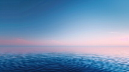 Obraz premium Peaceful Sunset Over the Ocean