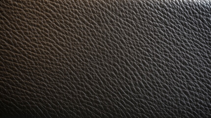 Textured matte black background. Black leather effect.