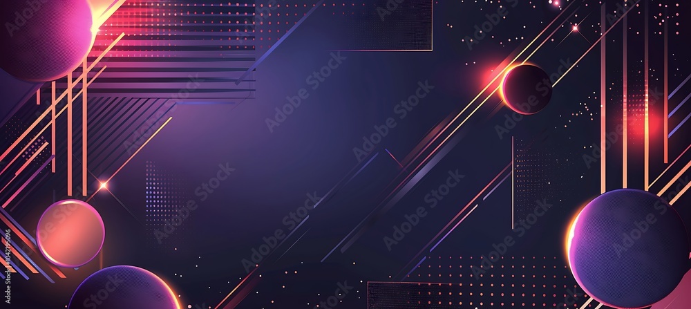 Poster this captivating geometric backdrop features a spectrum of purple hues, interspersed with bold lines