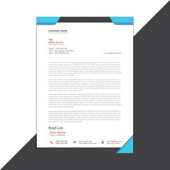 Obraz premium Corporate modern letterhead design bundle template with colorful. creative modern letterhead design template for your project.