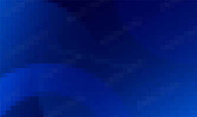 Deep Blue Gradient with Pixelated Square Pattern Background. The texture for branding, calendar, postcard, screensaver, poster, cover. EPS 10. Vector illustration