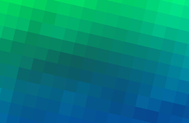 Abstract Gradient Illustration with Blue and Green Pixelated Design. Green-blue gradient background for branding, calendar, postcard, screensaver, poster, cover. EPS 10. Vector
