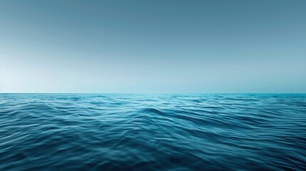 Obraz premium Ocean Surface Calm Blue