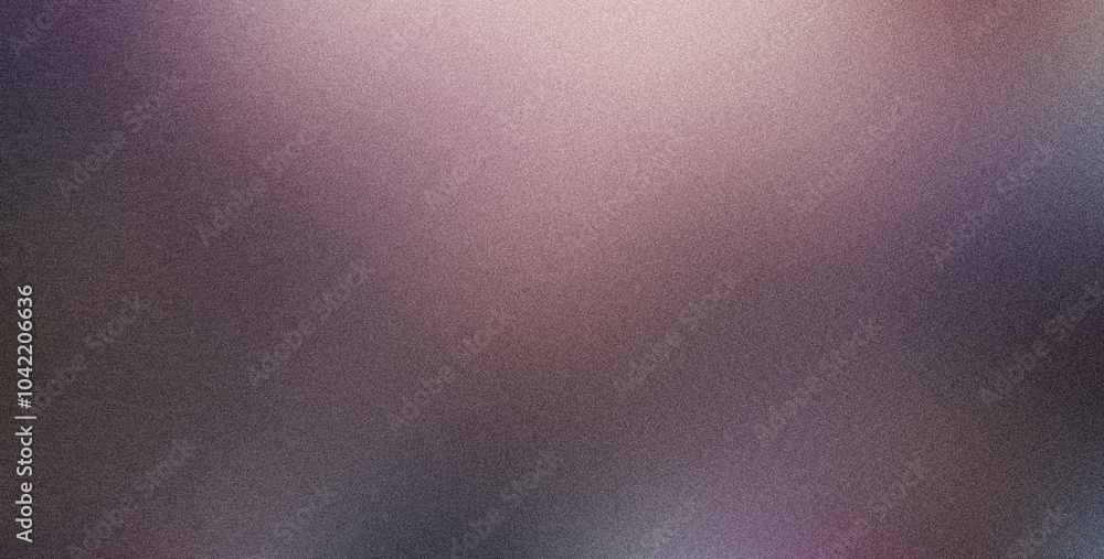 Poster smoothly transitioning from deep purple to soft gray, this versatile grainy gradient background adds