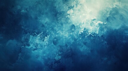 Obraz premium Abstract Blue Painting