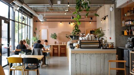 Modern Cafe Interior