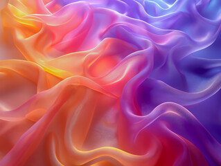 Obraz premium カラフルな繊維のアブストラクトイメージ