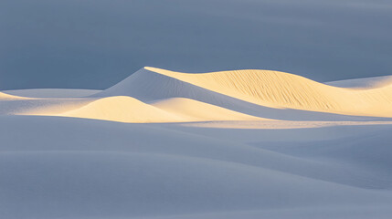 Dramatic sand dune landscape