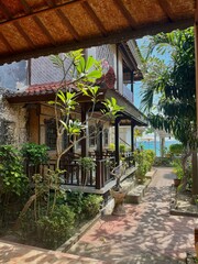 traditional Balinese villa in Nusa Lembongan