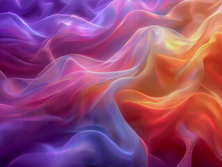 Obraz premium カラフルな繊維のアブストラクトイメージ