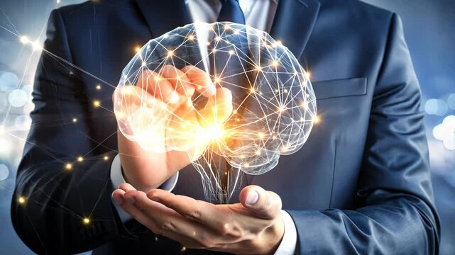 A man explaining the importance of brain health and cognitive skills