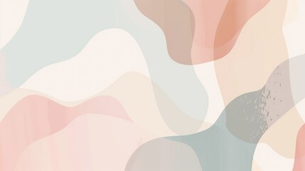 Abstract Watercolor Shapes Design