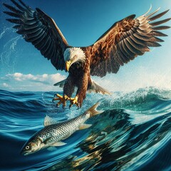 eagle in flight