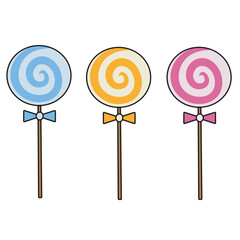 set of lollipops