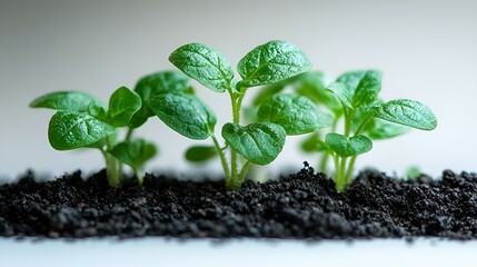 Intricate Close-Up of a Lush Green Plant.

