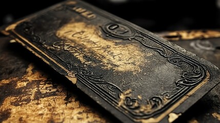 Fototapeta premium Vintage Worn Paper Texture: A Grungy Background