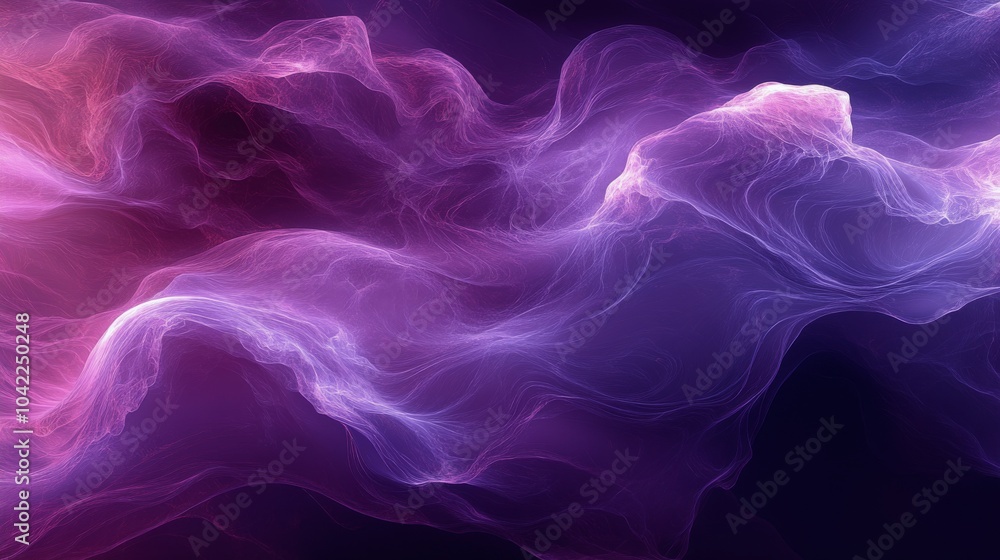 Poster abstract purple agate stone with wavy patterns and variations in texture and color