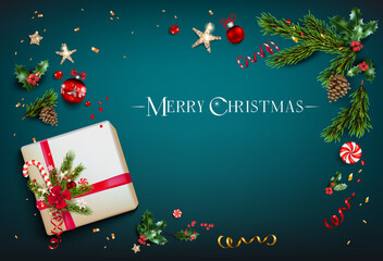 Beautiful holiday winter background