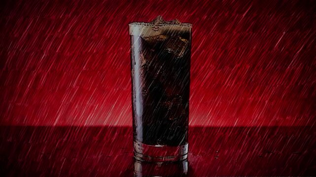 Hand Drawn Sketched Cola Soda Filling