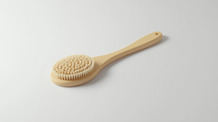Natural Wooden Body Brush for Exfoliating and Massage