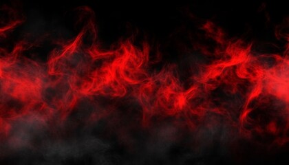 Abstract Red Smoke on Black Background, Smoke, Background, Texture