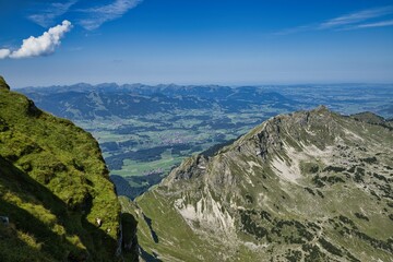 Oberstdorf, Allgäu, Nebelhorn und Umgebung