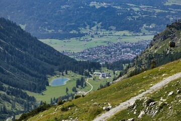 Fototapeta premium Oberstdorf, Allgäu, Nebelhorn und Umgebung