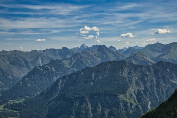 Oberstdorf, Allgäu, Nebelhorn und Umgebung