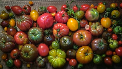 Delicious, natural and delicious tomatoes from all over the world and a collection