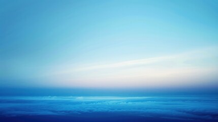 Sky View from Airplane