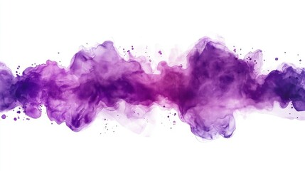 Fototapeta premium abstract creative background: volumetric purple colorful smoke with smooth transitions on a white background