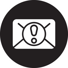 spam glyph icon