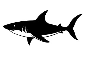 Shark Silhouette vector illustration