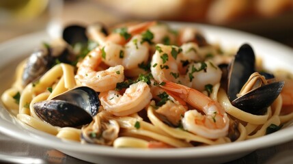 Delicious Shrimp and Seafood Pasta