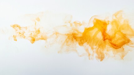 abstract creative background: volumetric multi-colored yellow  colorful smoke with smooth transitions