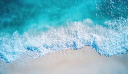 The ocean is calm and the waves are small
